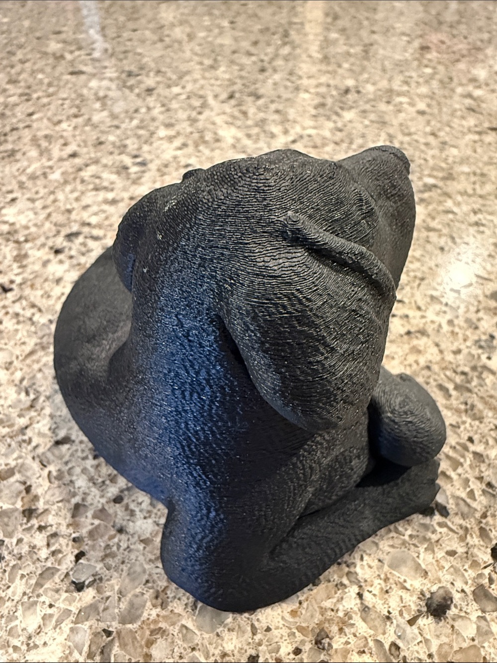 Black Labrador Retriever Decorative Dog 3D Printed Figurine - Cake Topper - Picture 4 of 12